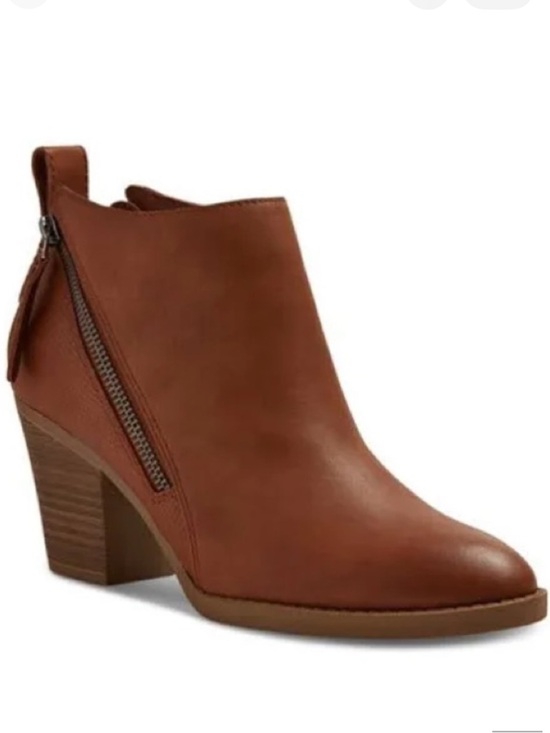 DV by Dolce Vita Shoes - 🤎 Dolce Vita “Jameson” Double Zip Booties | Cognac Brown | Size 8.5